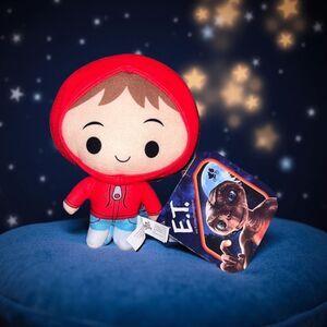NWT Elliot Red Hoodie  ET. THE EXTRATERRESTRIAL 6" Plush Toy Stuffed Animal